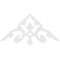 Ekena Millwork Pitch Whitman Architectural Grade PVC Gable Pediment, 72"W x 33"H x 1"P (11/12) GPP072X033X100WHI - alternate 4